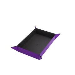 Gamegenic Magnetic Dice Tray Rectangular Black/Purple